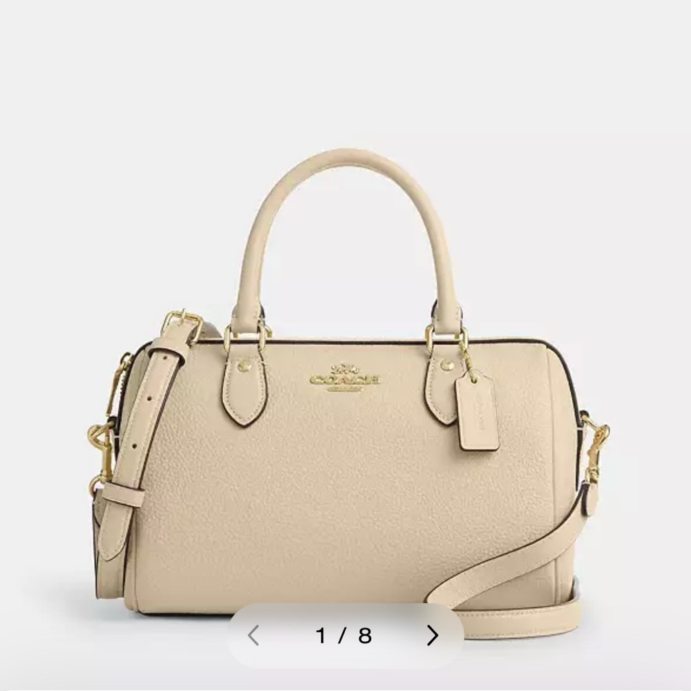 Coach Cream Satchel Bag